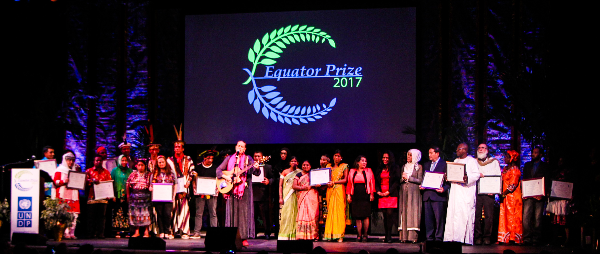 Equator all winners on stage
