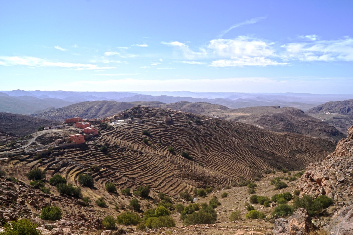 SGP Morocco Idaougnidif terraces Atlas Mountains