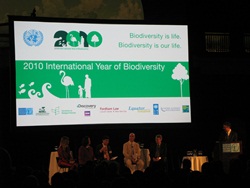 SGP is mentioned at the luncheon of the International Year of Biodiversity in North America-BD