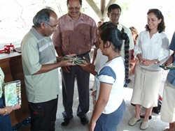 Books funded by SGP launched in MauritiusBD-1