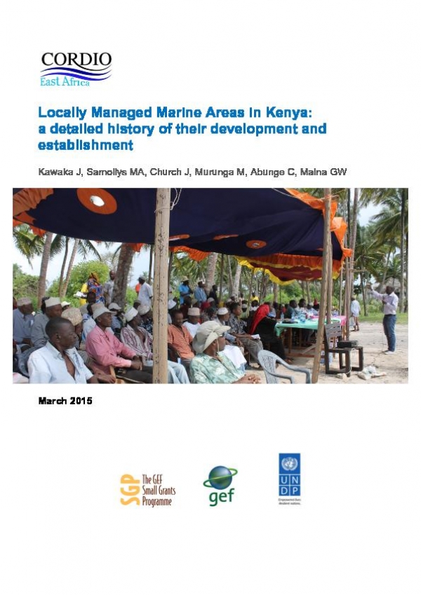 Kenya - a history of Locally Management Marine areas in Kenya