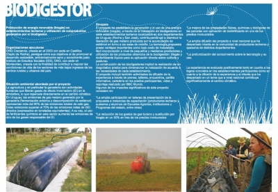 Biodigestor Fact Sheet - Climate Change - Uruguay