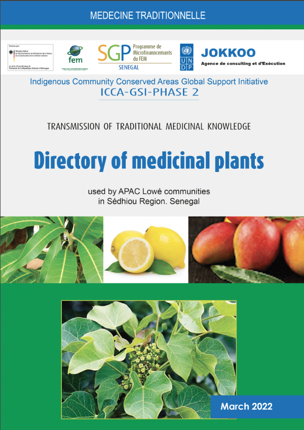 Directory of medicinal plants used by APAC Low&eacute; communities in S&eacute;dhiou Region, Senegal