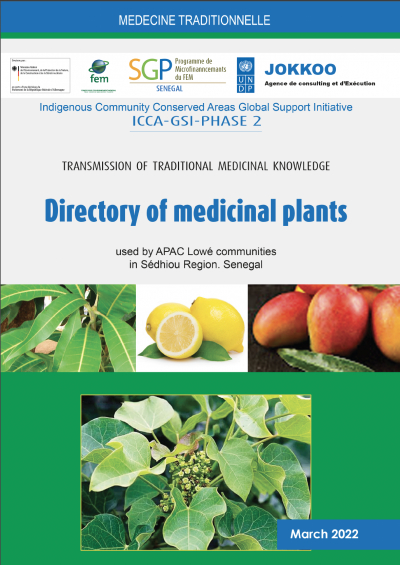 Directory of medicinal plants used by APAC Low&eacute; communities in S&eacute;dhiou Region, Senegal