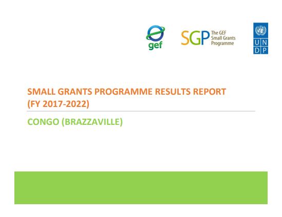 Congo (Brazzaville) Results Report, 2017-2022