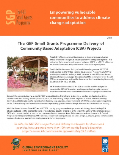 Community-Based Adaptation