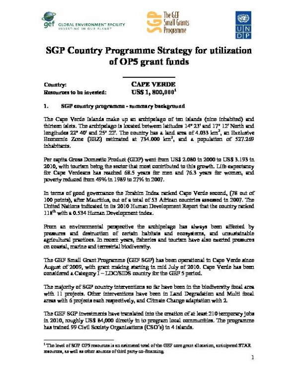 OP5 SGP Country Programme Strategy
