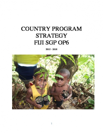 OP6 SGP Fiji Country Programme Strategy
