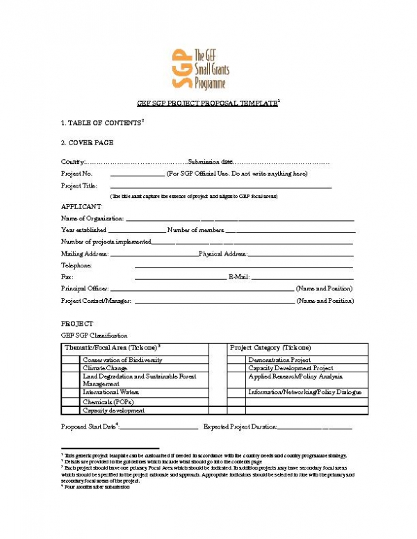 SGP Project Template