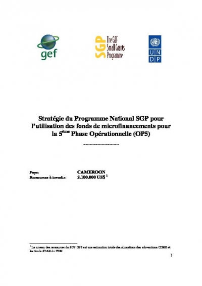 OP5 SGP Country Programme Strategy