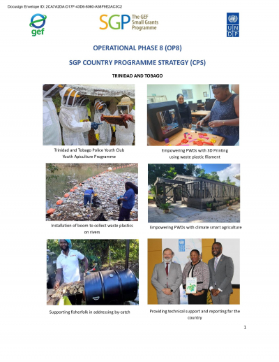 OP8 SGP Trinidad and Tobago Country Programme Strategy