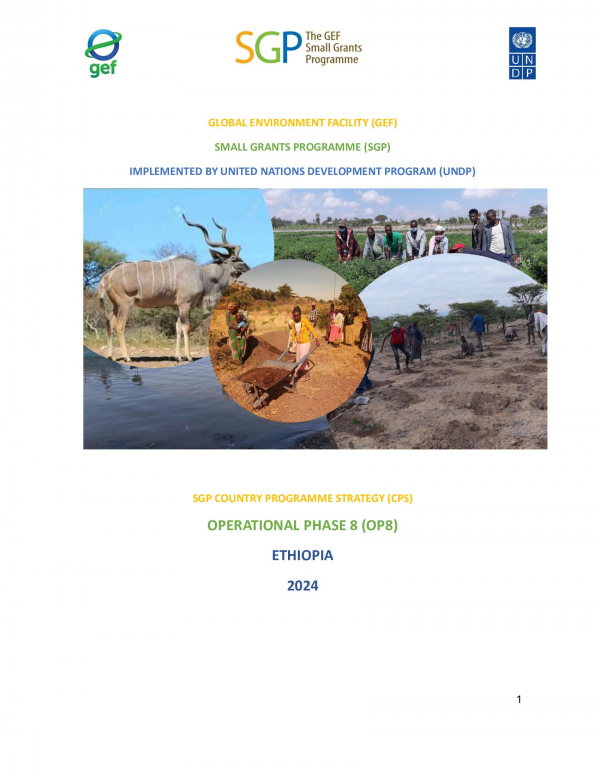 OP8 SGP Ethiopia Country Programme Strategy
