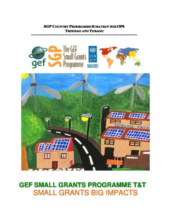 OP6 SGP Trinidad and Tobago  Country Programme Strategy