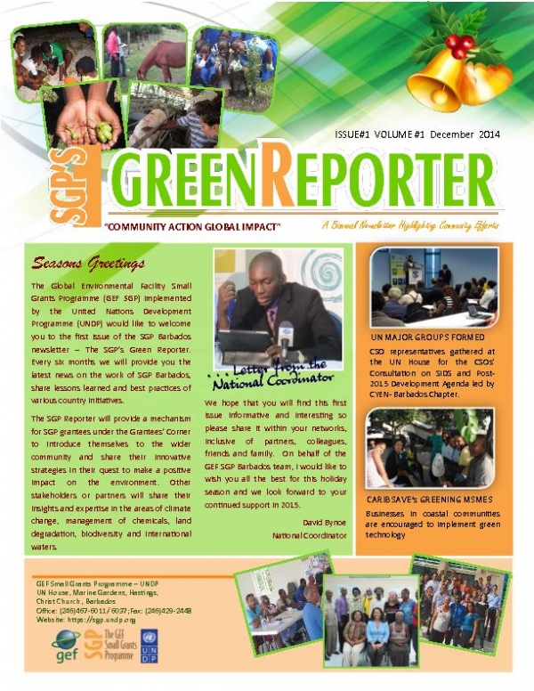 SGP Barbados Newsletter, December 2014