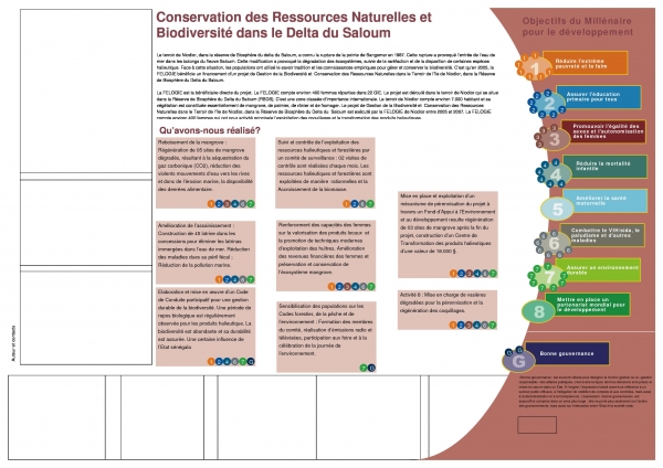 Conservation des Ressources Naturelles et Biodiversit&eacute; dans le Delta du Saloum