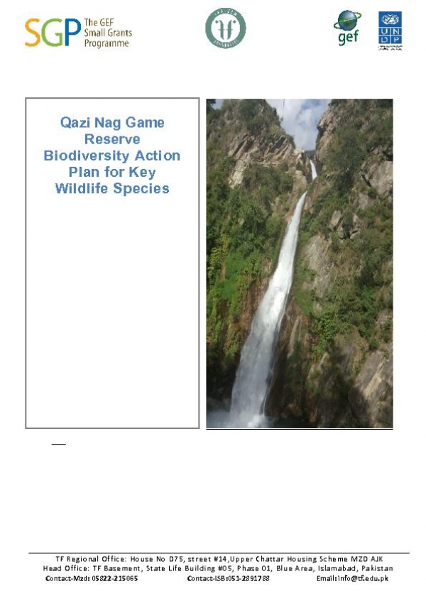 Bio-diversity conservation of Qazi Nag Game Reserve