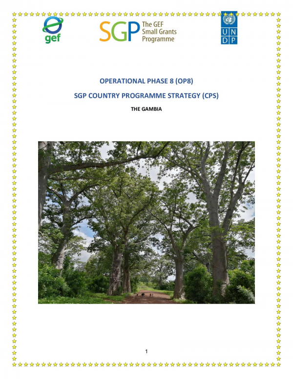 OP8 SGP Gambia Country Programme Strategy