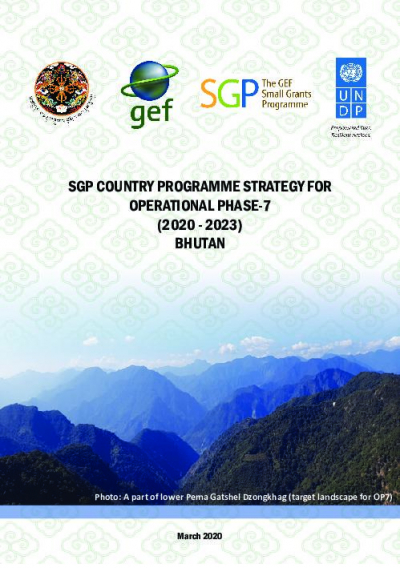 Country Programme Strategy Operational Phase 7  (2020-2023) (Bhutan)