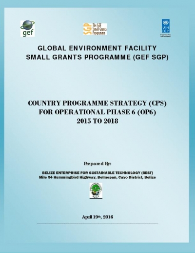 OP6 SGP Belize Country Programme Strategy