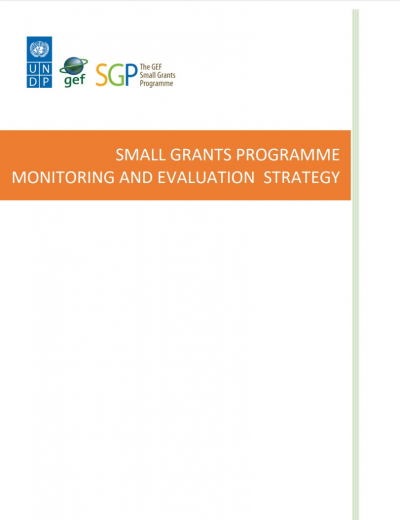 SMALL GRANTS PROGRAMME  MONITORING AND EVALUATION STRATEGY