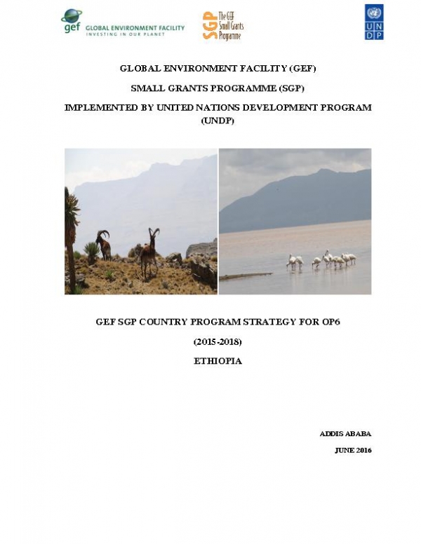 OP6 SGP Ethiopia Country Programme Strategy