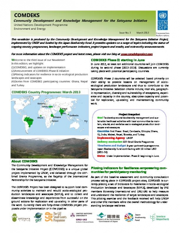 COMDEKS Newsletter Issue 3