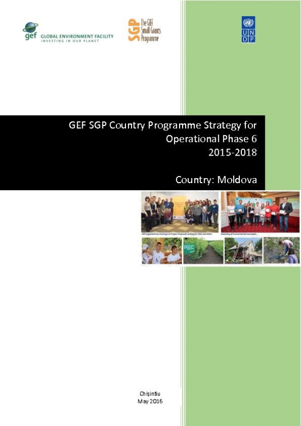OP6 SGP Moldova Country Programme Strategy