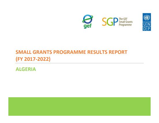 Algeria Results Report, 2017-2022