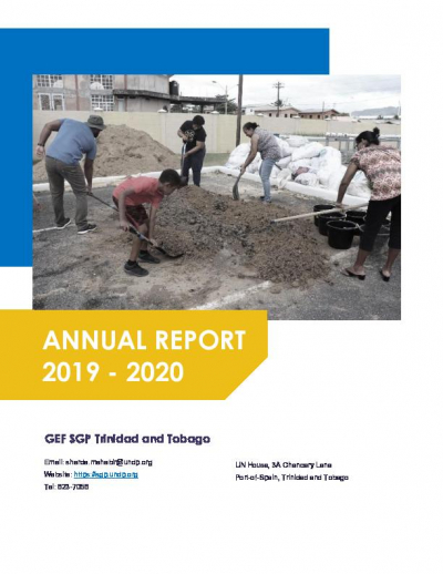 GEF SGP Trinidad and Tobago Annual Report 2019-2020