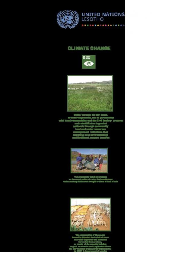 2019 UN Commemoration Photo Exhibition Featuring SGP 2 - SDG 13